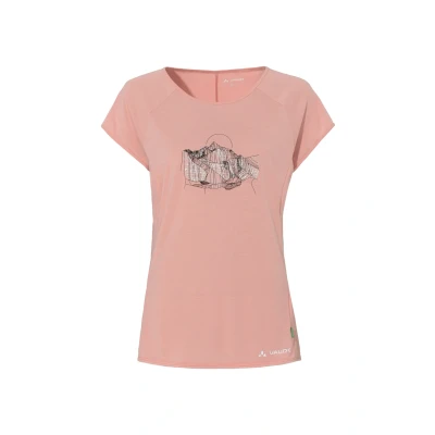 Afbeelding van Vaude Tekoa Tshirt print, Dames, Maat: 38, Jade dusty fern