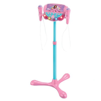 Afbeelding van LEXIBOOK Gabby&#039;s Dollhouse Verstelbaar statief met 2 microfoons stemeffecten, verlichting, luidspreker aux in