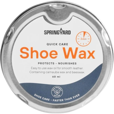 Afbeelding van Springyard Quick Care Shoe wax leervet voor glad leer 60 ml