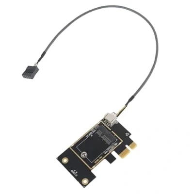 Afbeelding van M.2 NGFF Drahtlose Karte Zu PCI e 1X Adapter Bluetooth kompatibel Netzwerk WIFI WLAN Konverter Desktop für 8260