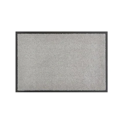 Afbeelding van andiamo deurmat Verdi vuilvangmat voor de ingang van het huis ideaal als binnen of in overdekte buitenruimte voordeur 90 x 150 cm zilver