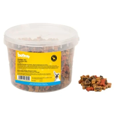 Afbeelding van Boomy Hondensnacks Zachte hondensnoepjes kluifjes mix 1,8kg