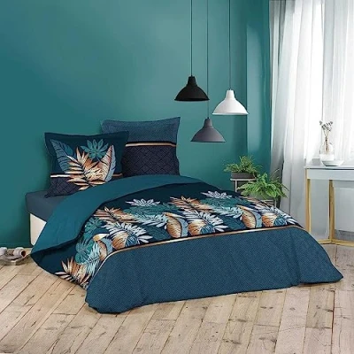 Afbeelding van Douceur d&#039;Intérieur , Alianor Beddengoed, 3 delig, 240 x 220 cm, 100% katoen, meerkleurig