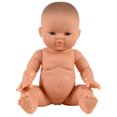 Afbeelding van Paola Reina / Minikane pop Gordi Aziatisch meisje blauw/grijze ogen 34cm
