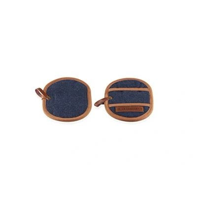 Afbeelding van Le Creuset Pannenlappen Denim 18 x 13 cm 2 Stuks