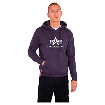 Afbeelding van Alpha Industries Basic Hoody voor heren Nightshade XL