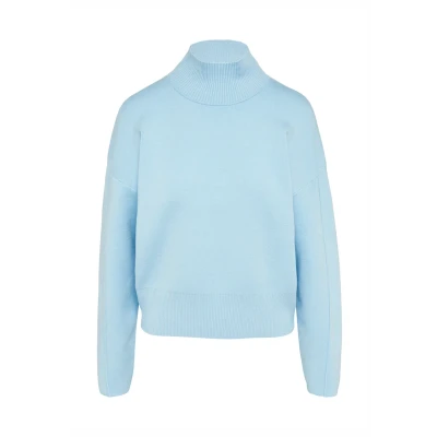 Afbeelding van comma Trui, Dames, Maat: 34, Blassblau