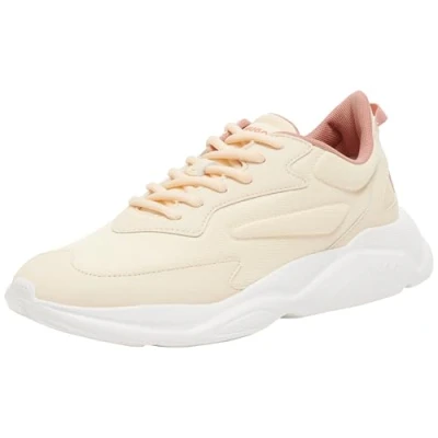 Afbeelding van HUGO LEON Sneakers laag, Dames, Maat: 41, Open white Textiel/ synthetisch