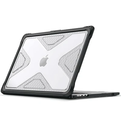 Afbeelding van FINTIE Hoesje compatibel met MacBook Air 15 inch (2024/2023) M3/M2 chip, robuuste harde hoes TPU bumper voor 15,3 model A3114 A2941, transparant
