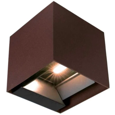 Afbeelding van V TAC VT 409CCT C Sensor Wandlamp op zonne energie IP65 Corten 9W 800 Lumen 3IN1