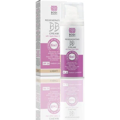 Afbeelding van Anti age BB CREAM SPF 20 voor de droge en gevoelige huid kleur LICHT appelstemcel 30ml