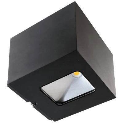 Afbeelding van Deko Light LED buitenwandlamp Jabbah, donkergrijs, Up