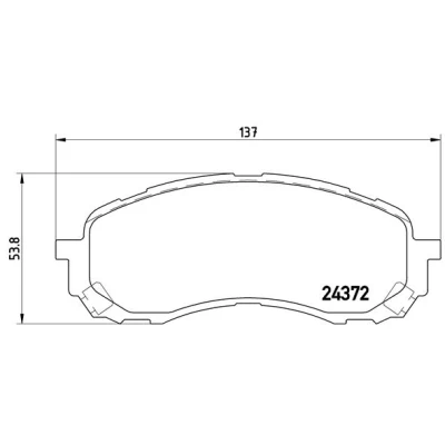Afbeelding van Brembo Remblokset P 78 015