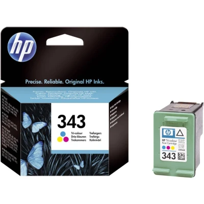 Afbeelding van HP Inktcartridge 343 Origineel Cyaan, Magenta, Geel C8766EE Inkt
