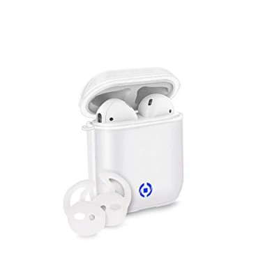Afbeelding van Celly Airpods 1/2 Cover Protective Case + Sport Hooks