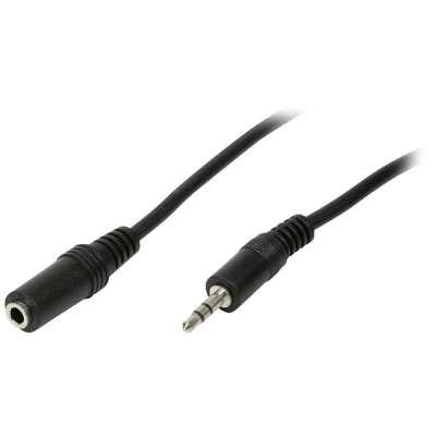Afbeelding van LogiLink CA1056 Jackplug Audio Aansluitkabel 10.00 m Zwart (mat)