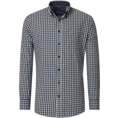 Afbeelding van Casa Moda Comfort Fit Overhemd blauw, Ruit