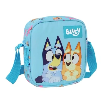 Afbeelding van Safta Blue Kleine schoudertas voor kinderen, ideaal kinderen van 5 tot 14 jaar, comfortabel en veelzijdig, kwaliteit duurzaamheid, 16 x 4 18 cm, hemelsblauw, Lichtblauw, Standaard, Casual