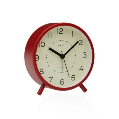 Afbeelding van Bordsklocka Versa Zeal Rood Plastic 5,4 x 11,8 11 cm