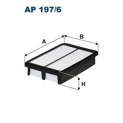 Afbeelding van Filtron Luchtfilter AP 197/6