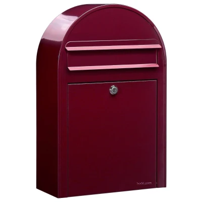 Afbeelding van Brievenbus Bobi Classic S (slim) bordeauxrood