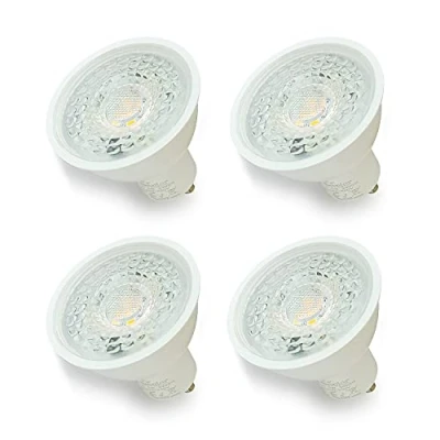 Afbeelding van 4 x Sweier ledlampen, 5 W, GU10, 38 graden, stralingshoek, 430 lm, stralingshoek warmwit, 3000 K, led spot, 220 240 V, W komt overeen met 50 halogeen. Niet dimbaar