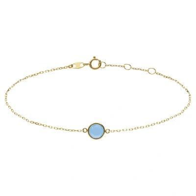 Afbeelding van Lucardi Armband, Dames, Maat: One Size, December blue