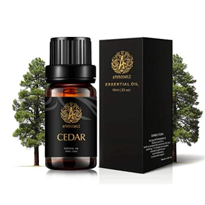 Afbeelding van Aromatherapie ceder etherische olie, 100% pure Cedar olie voor diffusers, 10 ml therapeutische klasse luchtbevochtiger, Aroma massage, startpagina