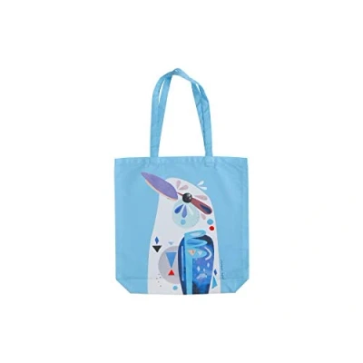 Afbeelding van Maxwell &amp; Williams Pete Cromer Grote Tote Bag met Kookaburra, 100% Katoenen Draagtas, 42 x 41 Centimeter