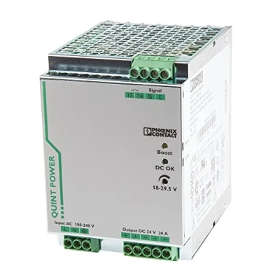 Afbeelding van Phoenix Contact QUINT PS/1AC/24DC/20 DIN rail netvoeding 24 V/DC 20 A 480 W Aantal uitgangen: 1 x Inhoud: stuk(s)