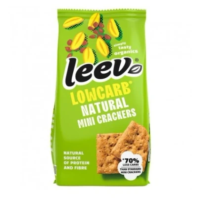 Afbeelding van Leev Lowcarb mini crackers natural bio