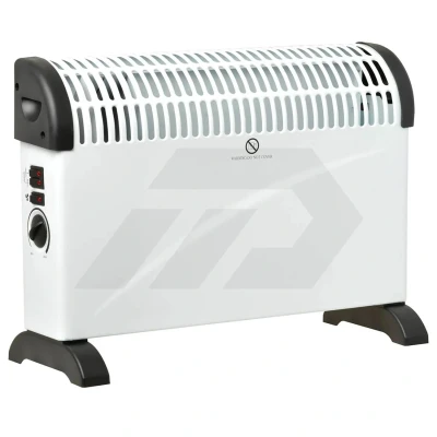 Afbeelding van Convector kachel 2000W 20m2 wit/zwart
