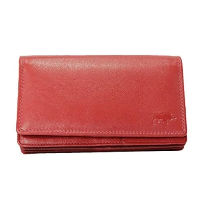 Afbeelding van Dames Portemonnee Rood Leer RFID ( Anti Skim) Ideale