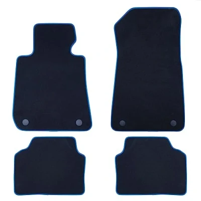 Afbeelding van OCC DESIGN Tapijt op maat, E90, Serie 3, limousine (2005 2011), 5 stuks, met blauwe rand