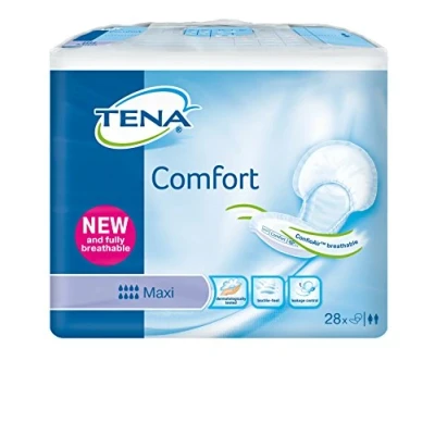 Afbeelding van Slip inzetstukken voor incontinentie Case Saver 2 x TENA Comfort Maxi gevoel droge grote noppen bandaanzet (2400ML) 28 stuks