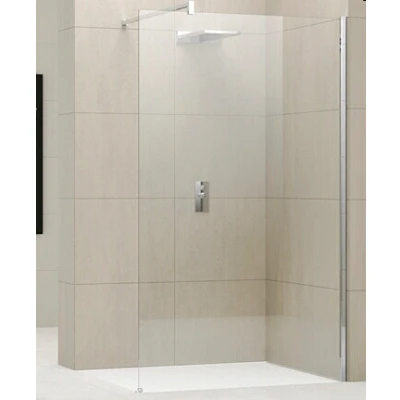 Afbeelding van Novellini Giada H inloopdouche 87 88.5 cm helder glas chr.