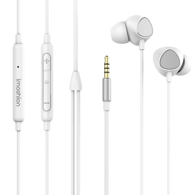 Afbeelding van oordopjes In ear AUX / 3,5 mm Jack aansluiting Wit iMoshion