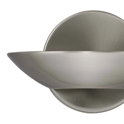 Afbeelding van Searchlight Wall Wandverlichting 17 X 11 Cm 8W LED Incl. Satijn Zilver