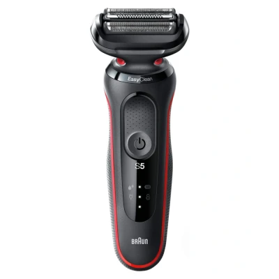 Afbeelding van Braun Series 5 51 R1200s Elektrisch Scheerapparaat Mannen Met Precisietrimmer Rood