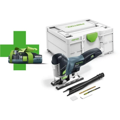 Afbeelding van Festool PSC 420 EB Basic 4.0 Promo 2022 18V Li Ion accu decoupeerzaagmachine set in systainer met gratis 4.0Ah