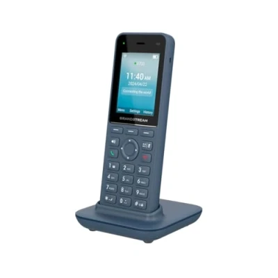 Afbeelding van Grandstream wifi handset WP826 draadloze IP telefoon met geïntegreerde dual band 6 802.11a/b/g/n/ac/ax en 12 uur spreektijd.