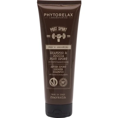 Afbeelding van Phytorelax MEN&#039;S Grooming After Sport Shower Shampoo WITH Guarana &amp; Ginseng Extracts Vegan Natural Shampoo, Heren, Maat: 250 ml,