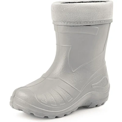 Afbeelding van Ladeheid LA KL 050 Kinder Regenlaarzen Rubber met Binnenschoen EVA Wasbare Grijs 23