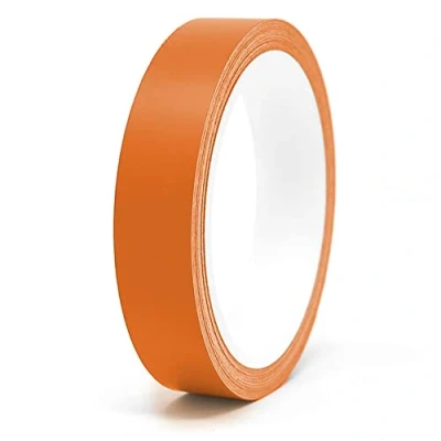 Afbeelding van Finest Folia Matte sierstrip, 10 meter, voor auto, vrachtwagen, motorfiets, boot, modelbouw, knutselen, doe het zelf zijstrepen, kleefstrip, zelfklevend (mat pasteloranje, 20 mm breed)