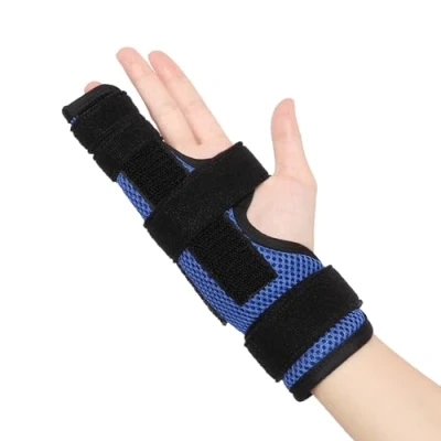 Afbeelding van YiYame vingerspalk voor kleine vingers, spalk gebroken trekringvinger, middenhandbeen, rechts of links, M