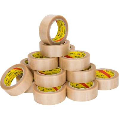 Afbeelding van Pvc tape (nar) transparant 38 mm x 66 meter 6 stuks
