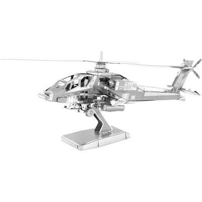 Afbeelding van Eureka Metal Earth AH 64 Apache Zilver Editie