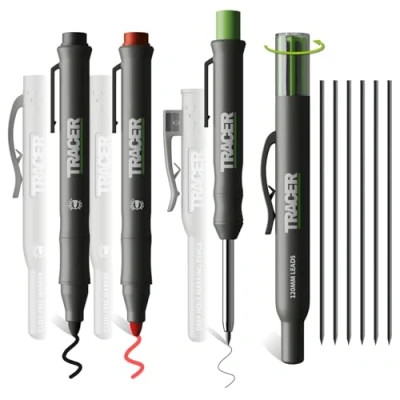 Afbeelding van Tracer Markeringsset Potlood met diep gat, ALH1 loodset en 2 klompvrije markers holsters