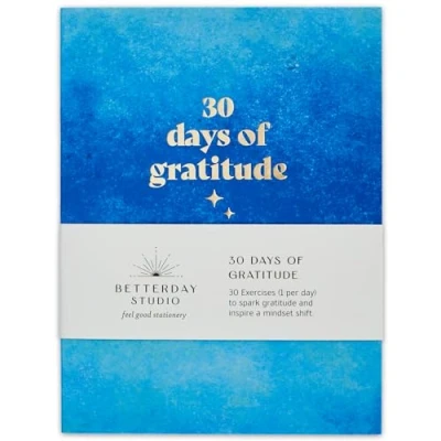 Afbeelding van 30 dagen dankbaarheid en positieve geestelijke gezondheid dagboek, dankbaarheidsdagboek voor vrouwen, dankbaarheidsdagboek, positief notitieboek Mindfulness geschenken