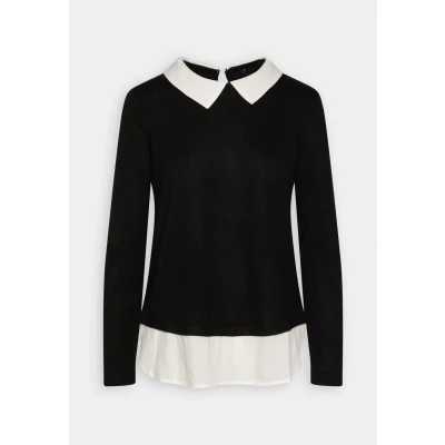 Afbeelding van ONLY Shirt &#039;ONLElcos&#039; zwart / wit